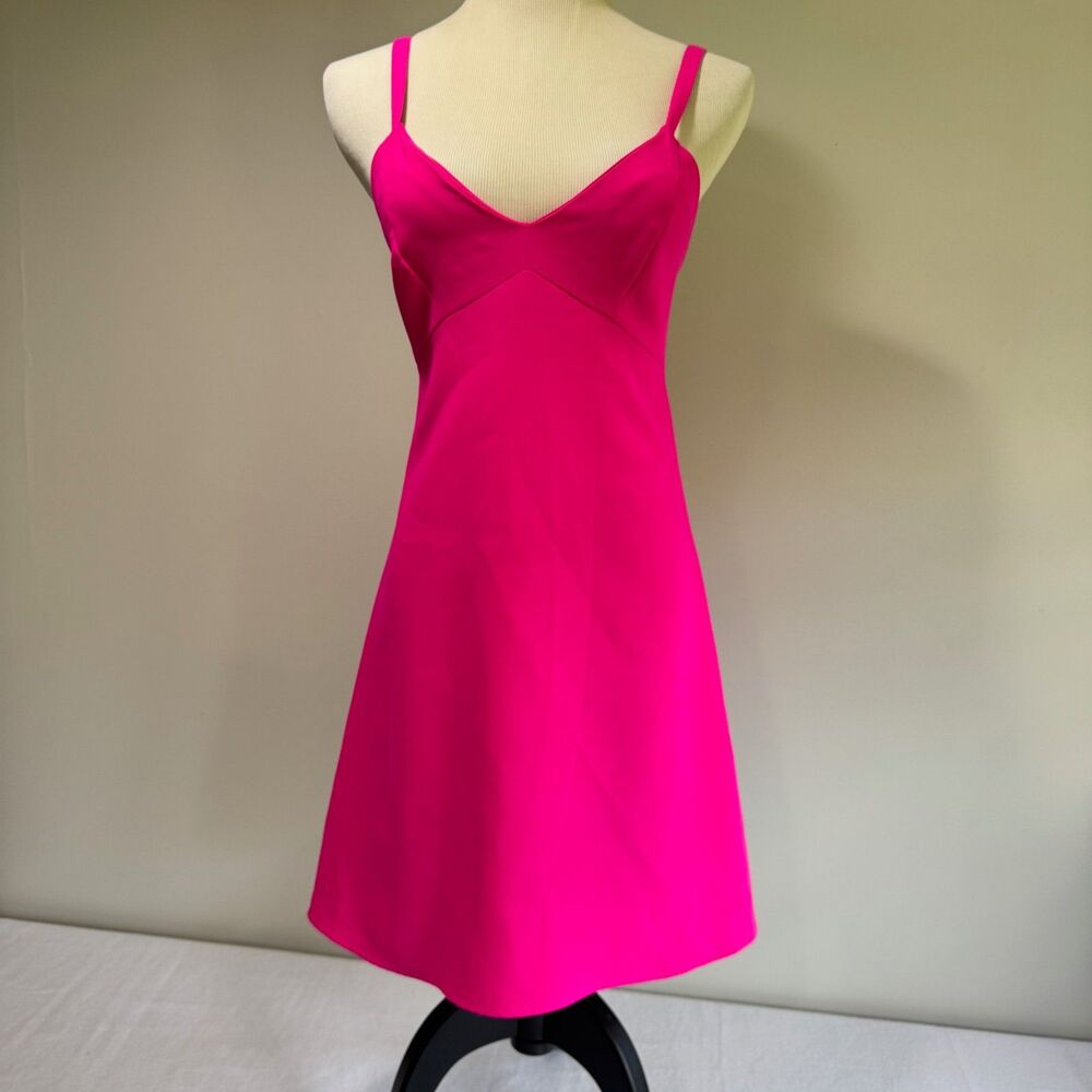 AMANDA UPRICHARD Hot Pink Mini Sundress